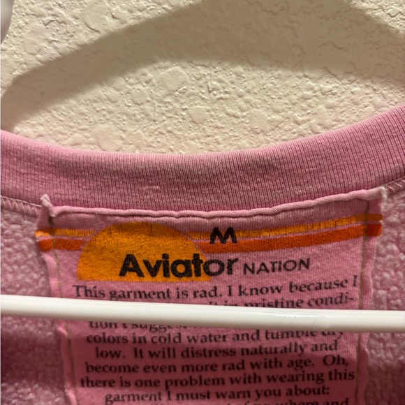 Aviator Nation Crewneck - Pink - Picture 3 of 3
